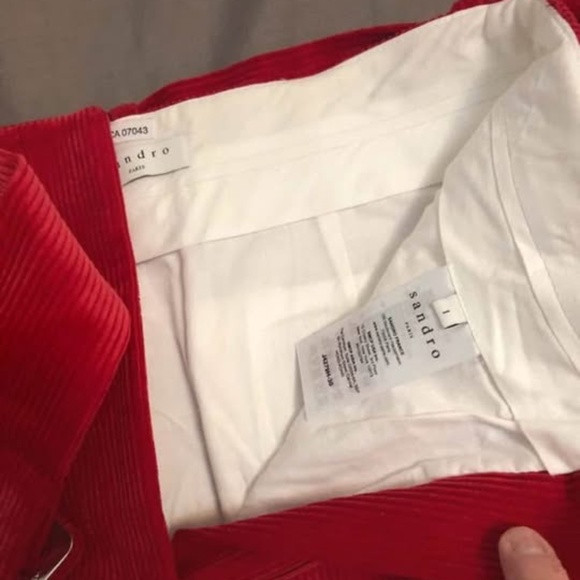 Red Sandro shirk size 1 - Picture 4 of 4